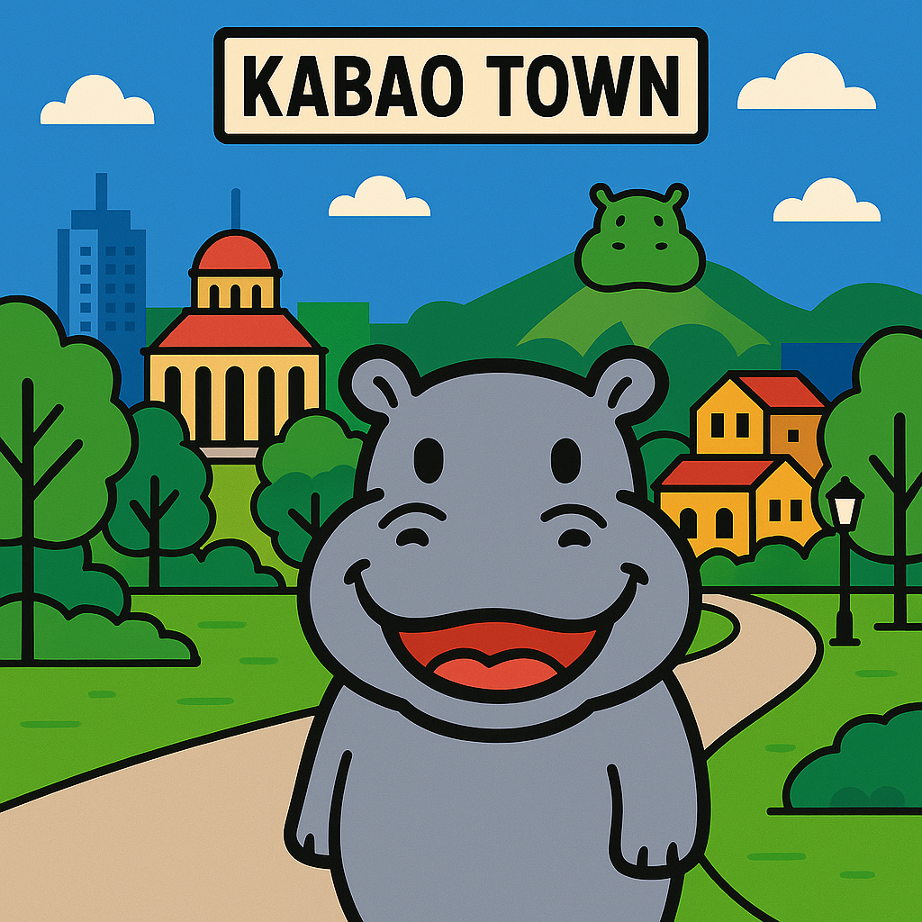カバタウンの風景